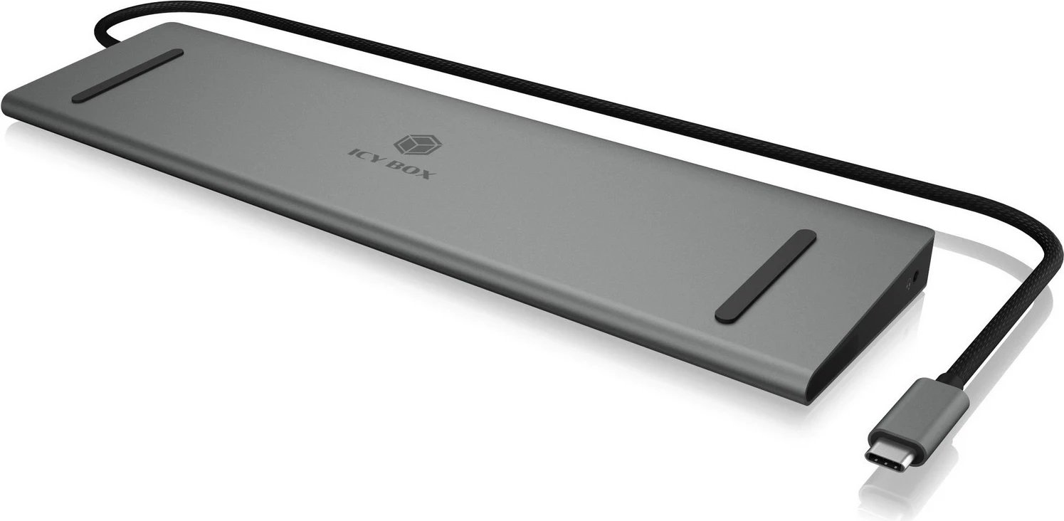 Stacioni i Dokimit ICY Box me USB-C dhe 2x HDMI me Shpejtësi të Lartë