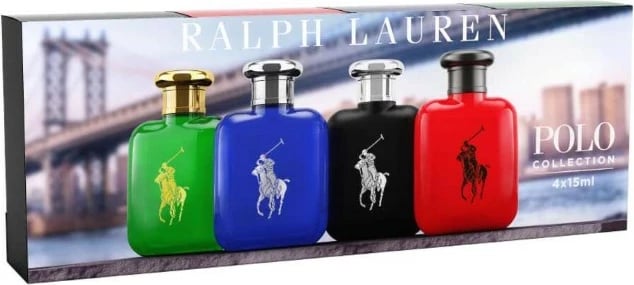 Set Eau de Toilette Ralph Lauren Polo, 4 x 15ml