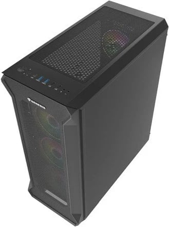 Kasë GENESIS Irid 505 ARGB, MIDI Tower, USB 3.0, E zezë