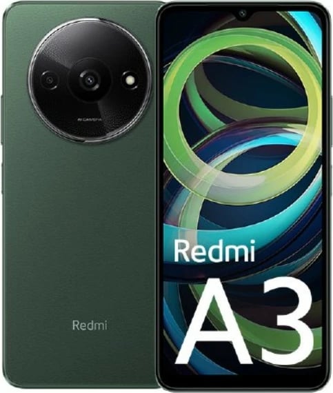 Celular Xiaomi Redmi A3, 64 GB, Android 14, Gjelbër