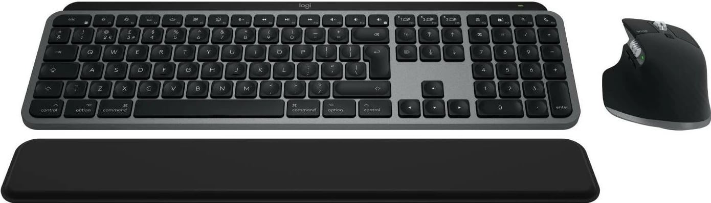 Komplet tastiere dhe mausi Logitech MX Keys S për Mac, grafit