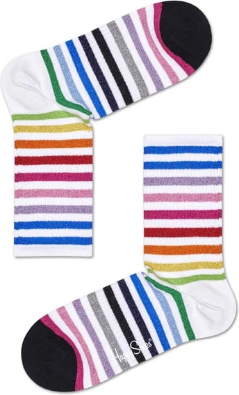 Çorape për femra Happy Socks, të bardha