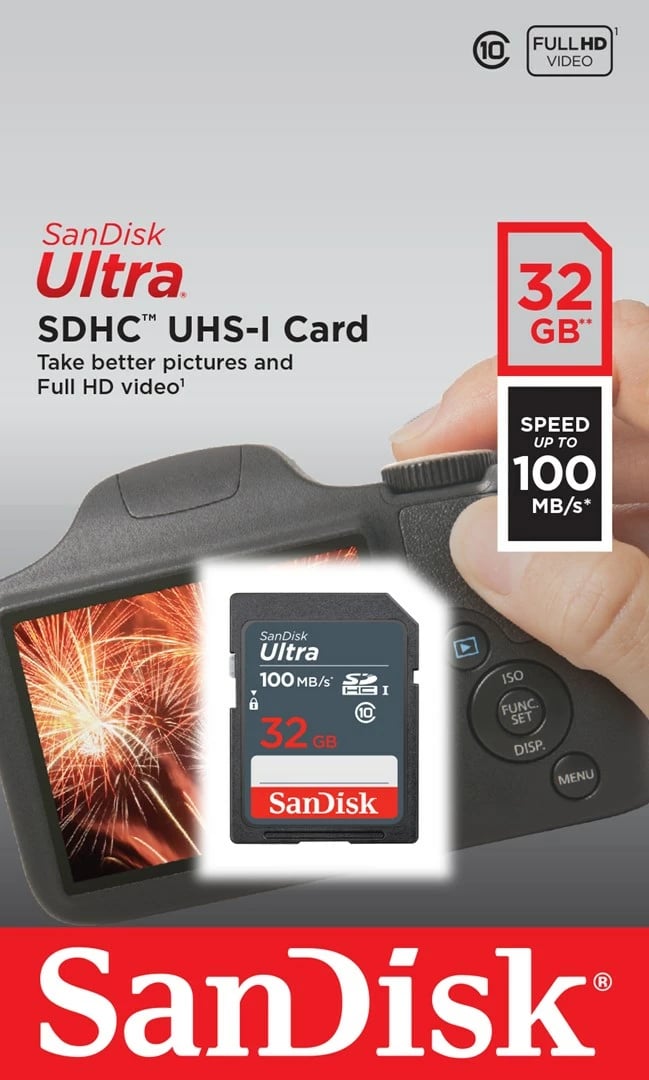 Kartë memorie SanDisk Ultra SDHC, 32GB 