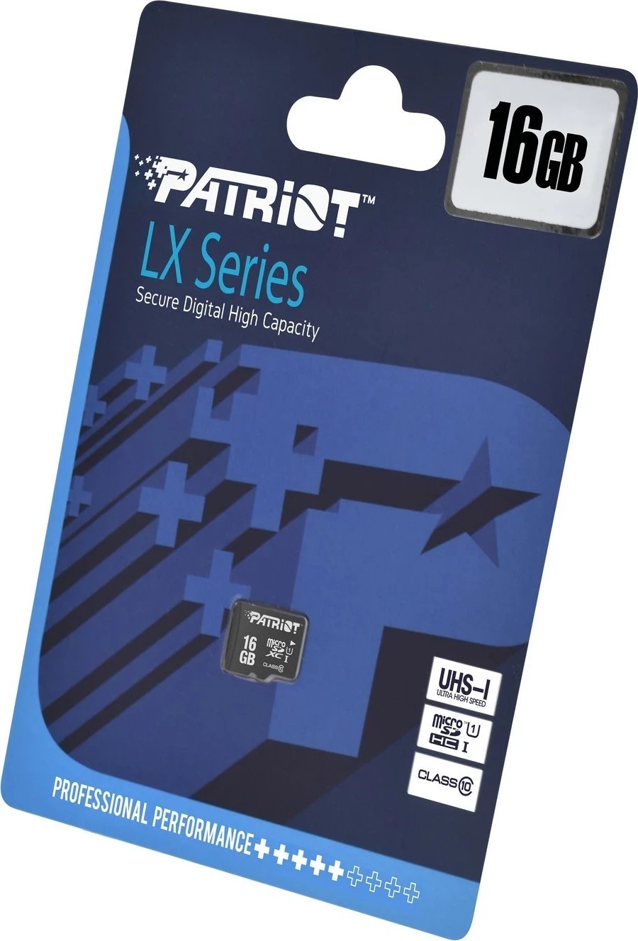 Kartë memorie Patriot LX, 16GB microSDHC Class 10 UHS-I