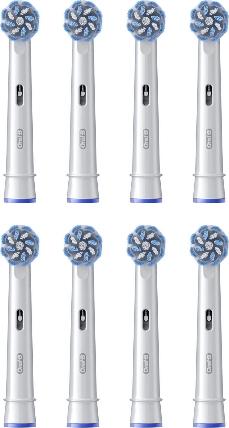 Koka furçe për dhëmbë Oral-B EB60X SensitiveClean, 8 copë, të bardha