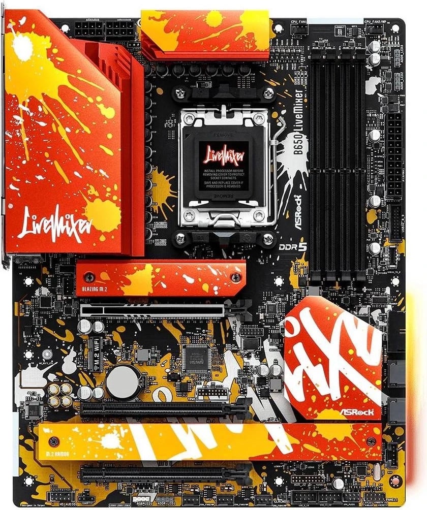 Pllakë amë ASRock B650 LIVEMIXER, Socket AM5, Chipset B650, DDR5