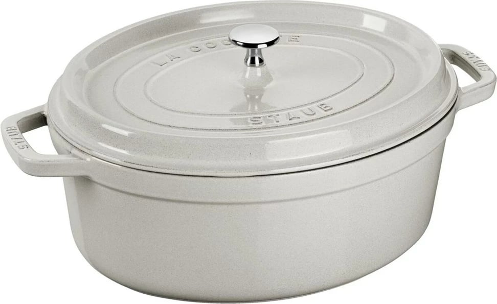 Tavë ZWILLING STAUB LA COCOTTE, 4.2 L, e bardhë