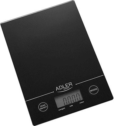 Adler AD 3138 b Mechanical kitchen scale Black Countertop Rectangle