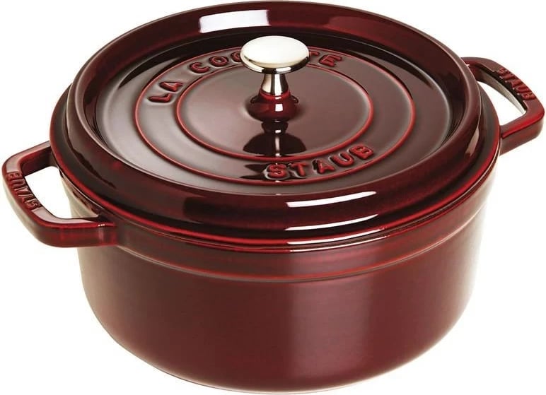 Tenxhere rrethore ZWILLING STAUB, 5.2 L, Bordeaux