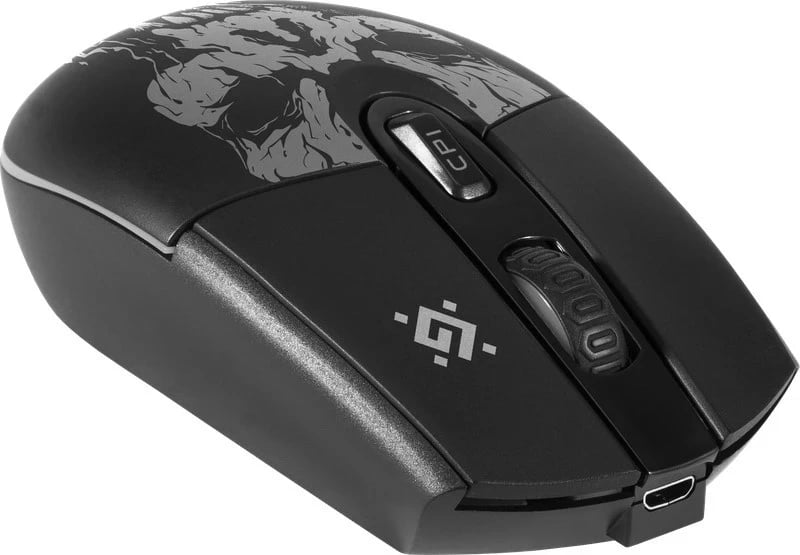 Maus për gaming Defender 1600dpi, i zi