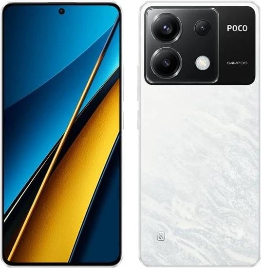 Celular Xiaomi POCO X6 5G 12/256GB i bardhë