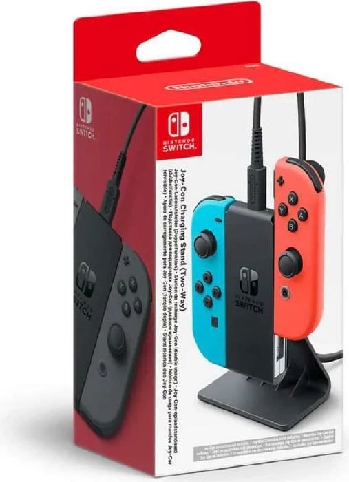 Stendë karikimi Nintendo Switch Joy-Con, dy ngjyra