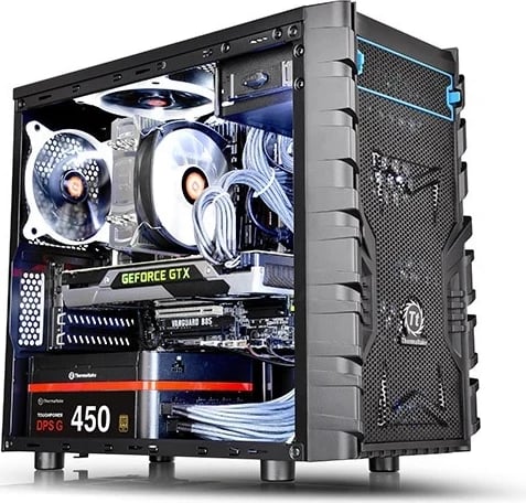 Kasë Thermaltake Versa H13 me dritare, e zezë