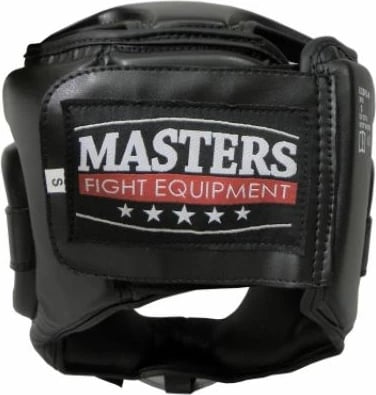 Helmetë për boksim Masters, unisex, e zezë