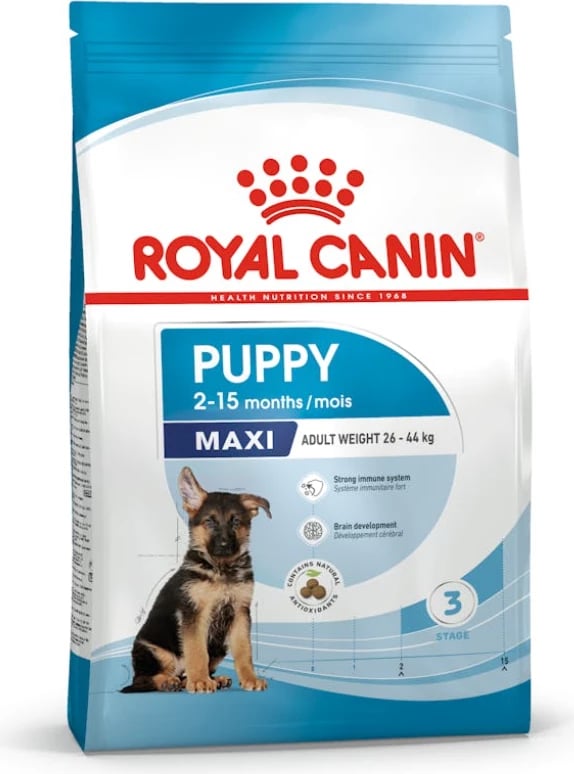 Ushqim i thatë për qen Royal Canin Maxi Puppy, 4 kg