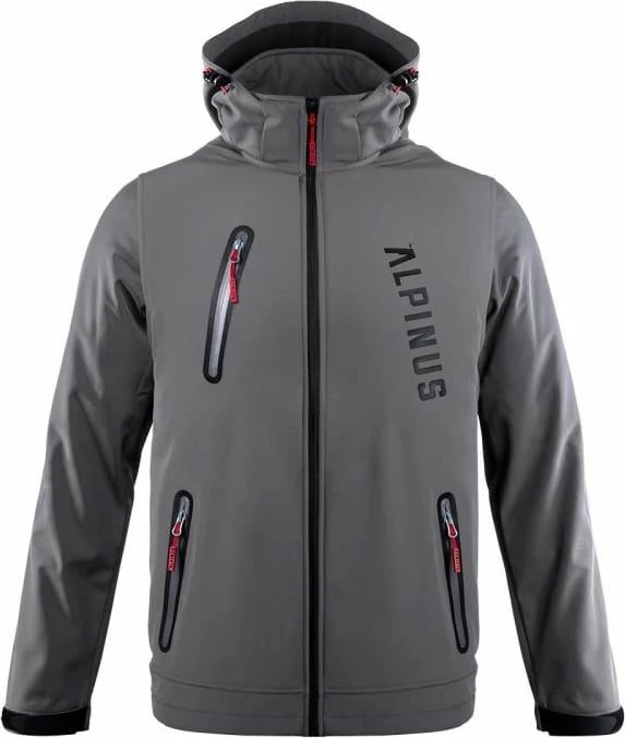 Xhakete softshell për meshkuj Alpinus Denali, gri