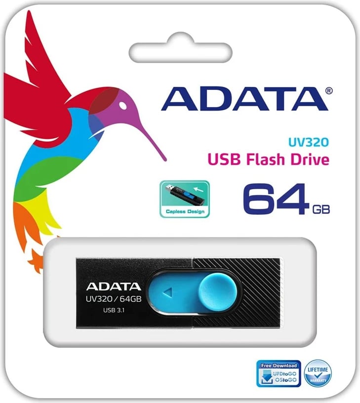 USB Adata, UV320, 64 GB, 3.2 Gen