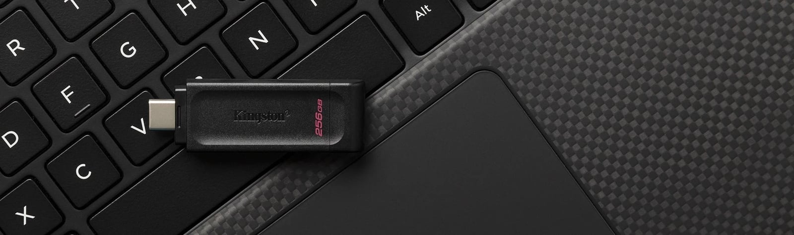 USB Kingston DataTraveler, 256GB, USB-C 3.2 Gen 1, i zi