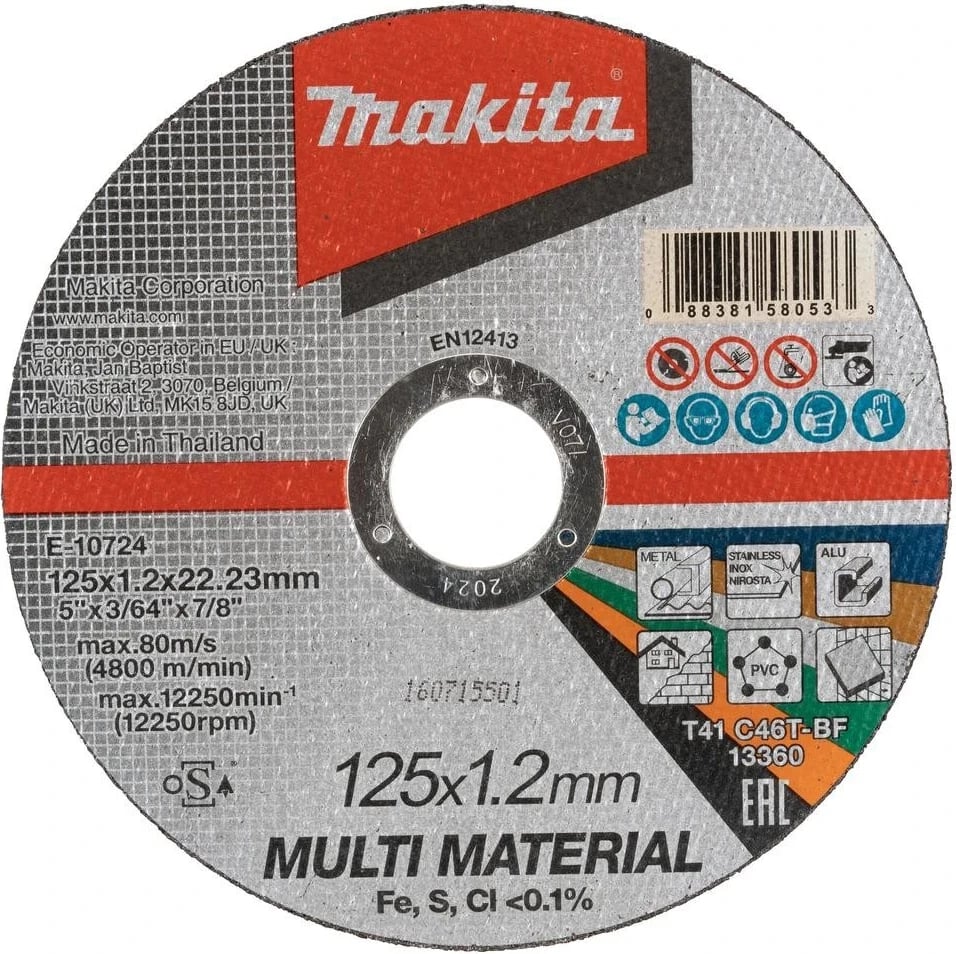 Disk abraziv Makita E-10724, 125mm