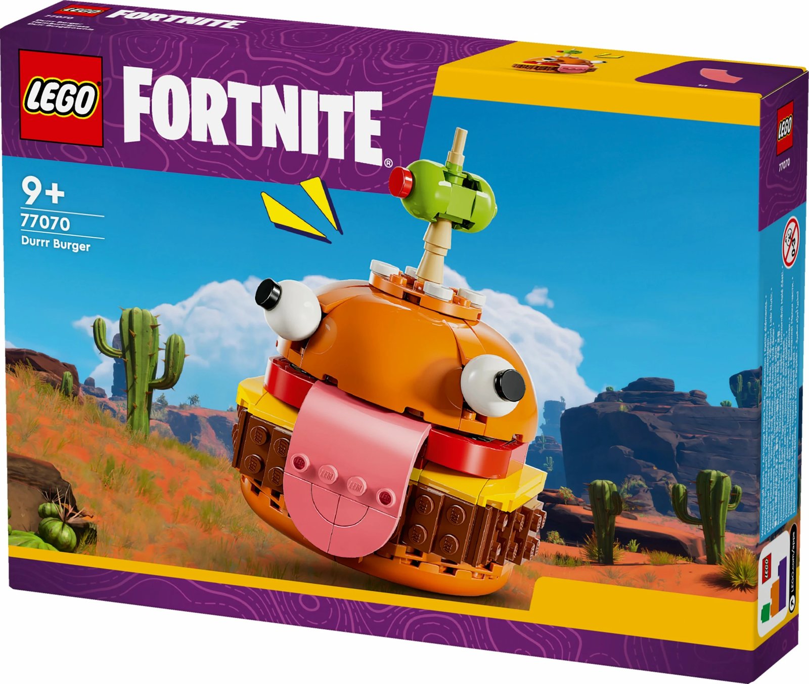 Set ndërtimi LEGO Fortnite Durrr Burger, 193 pjesë, plastikë, shumëngjyrësh