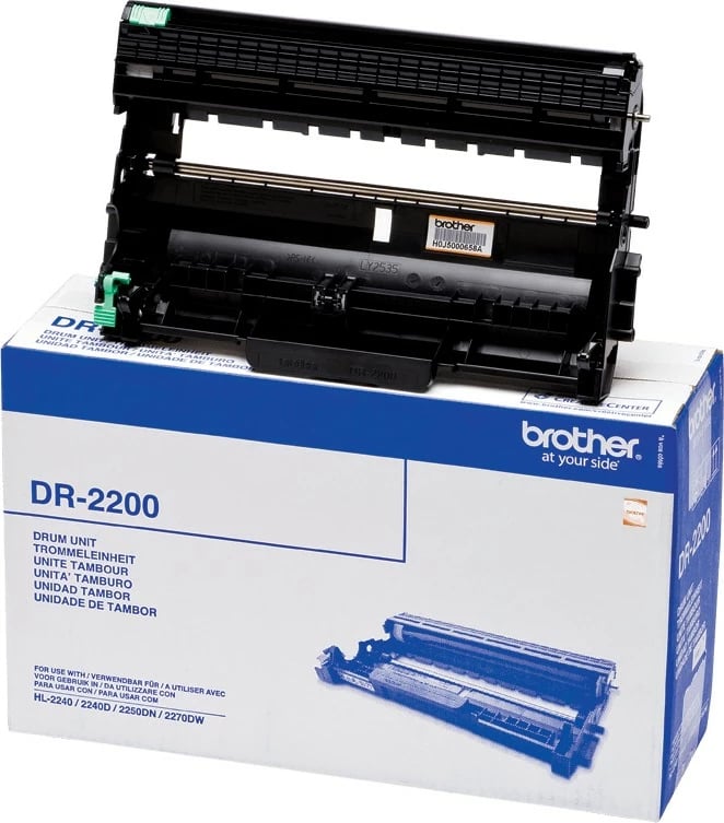 Drum Unit Brother DR-2200, Laser Printing, 12000 faqe, E zezë