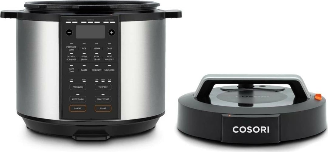 Multicooker Cosori CMC-CO601-SEU, 5.7L, 1100W, zi-e argjendtë