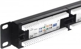 Patch panel netrack 104-05, 1U, Cat5e, e zezë