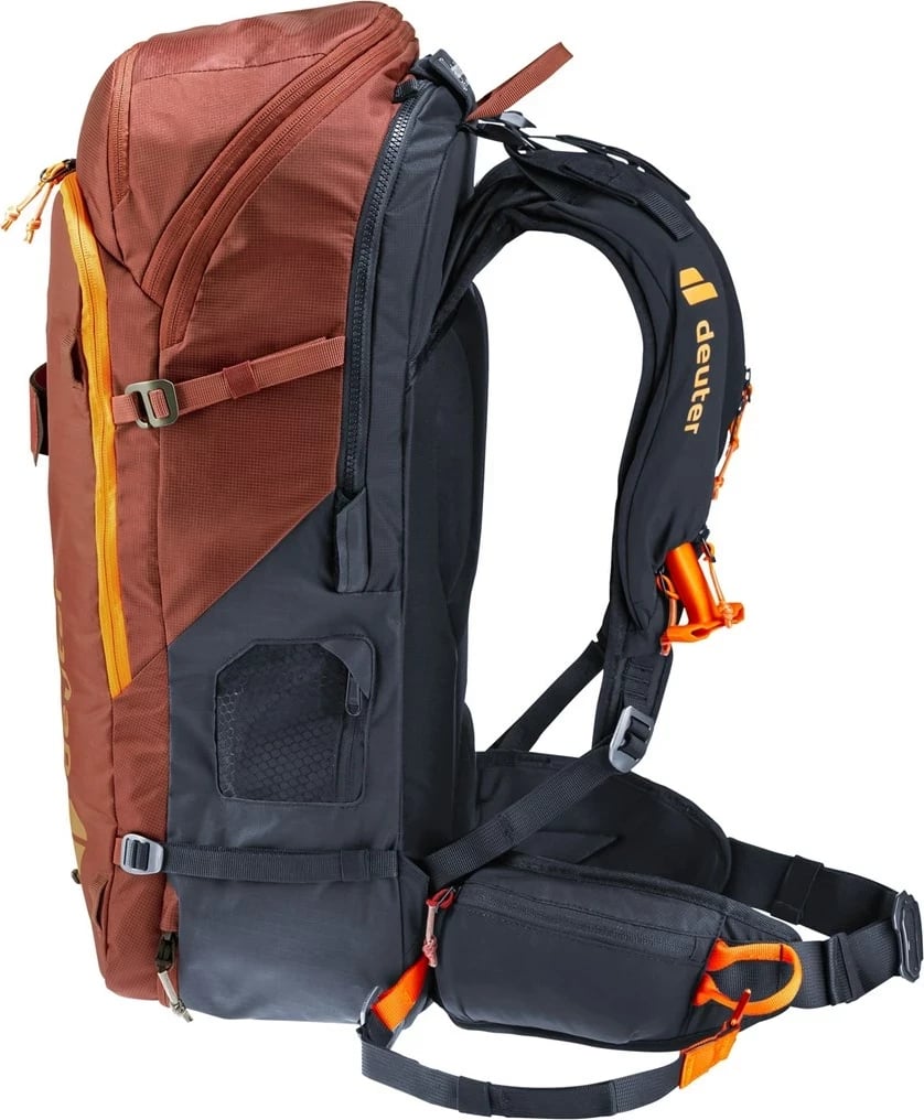 Çantë shpine Deuter Alproof Tour 36 + 5 SL, për femra, e kuqe e zezë