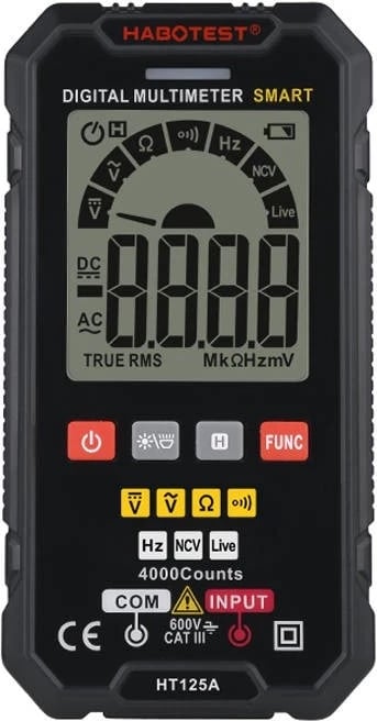 Multimetër Habotest HT125A, i zi