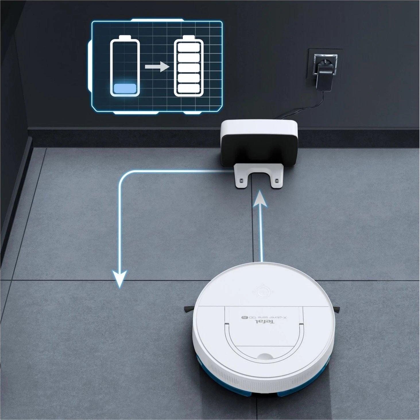 Robot Pastrues dhe Lajmës Tefal RG9077 X-Plorer, i bardhë