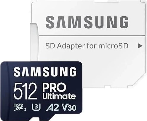 Kartë memorie microSDXC, Samsung Ultimate, UHS-I U3, 512GB 