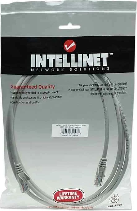 Kabëll rrjeti Intellinet, Cat5e, 2m, Gri