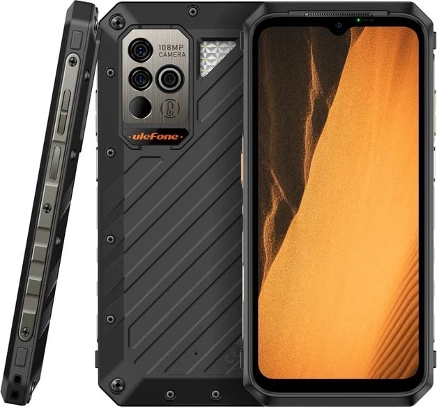 Smartphone Ulefone Power Armor 19, 12/256GB, ngjyrë e zezë