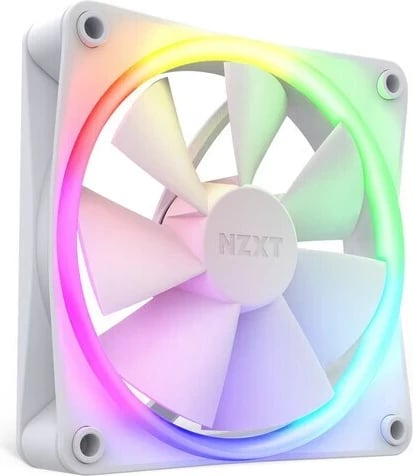 Ventilator kasë NZXT F120 RGB, 12 cm, Bardhë