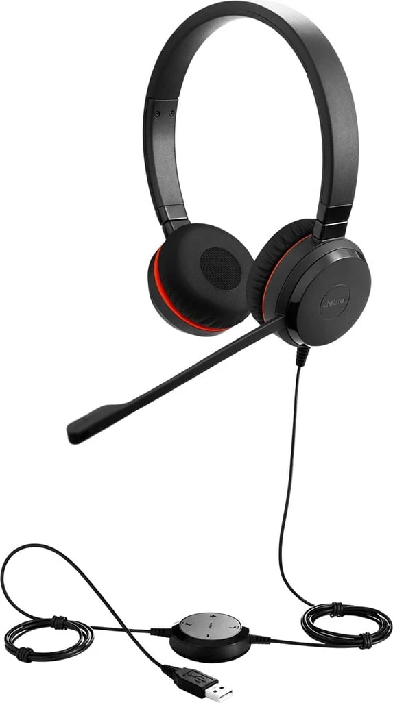 Kufje Jabra Evolve 20SE UC Stereo, USB Type-A, e zezë