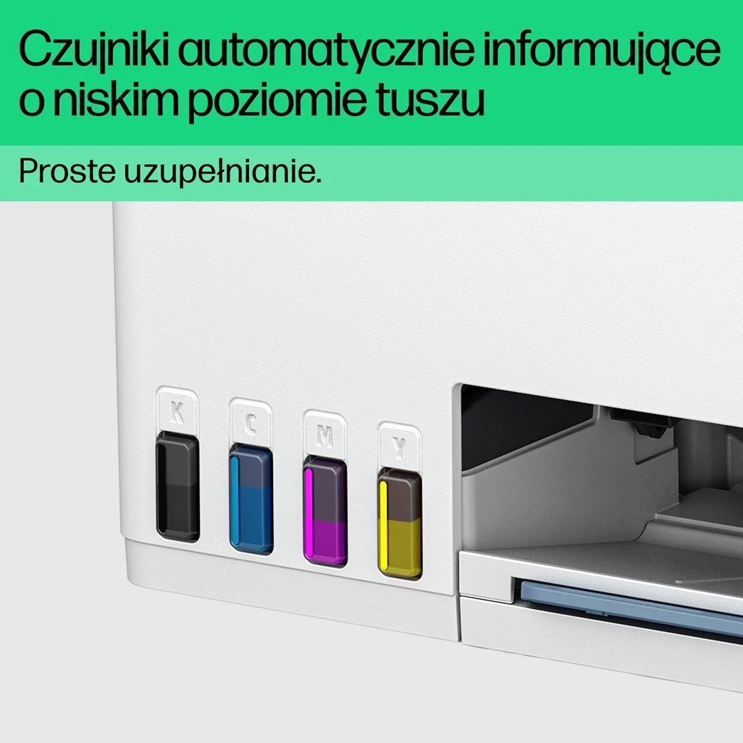 Printer i Mençur HP Smart Tank 585, për Shtëpi dhe Zyrë në Shtëpi, Blu