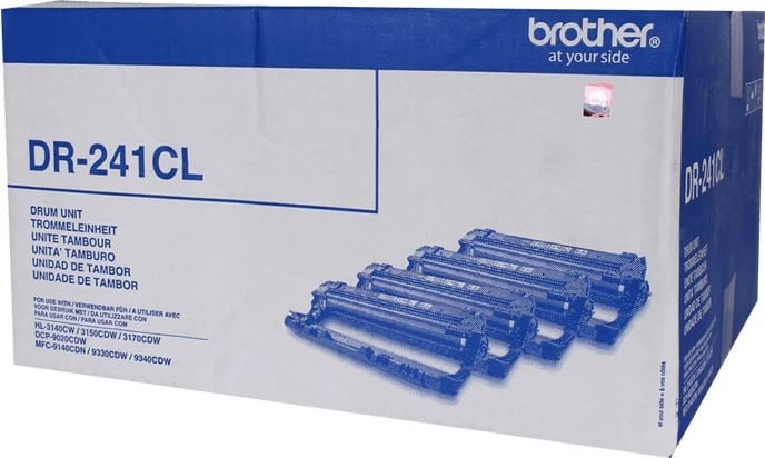 Drum Brother DR-241CL, Original, Brother HL-3140/HL-3150/HL-3170, DCP-9020CDW MFC-9140CDN, MFC-9330CDW, MFC-9340CDW, 15000 faqe, LED printing, E zezë, Cyan, Magenta, E verdhë, 384 mm