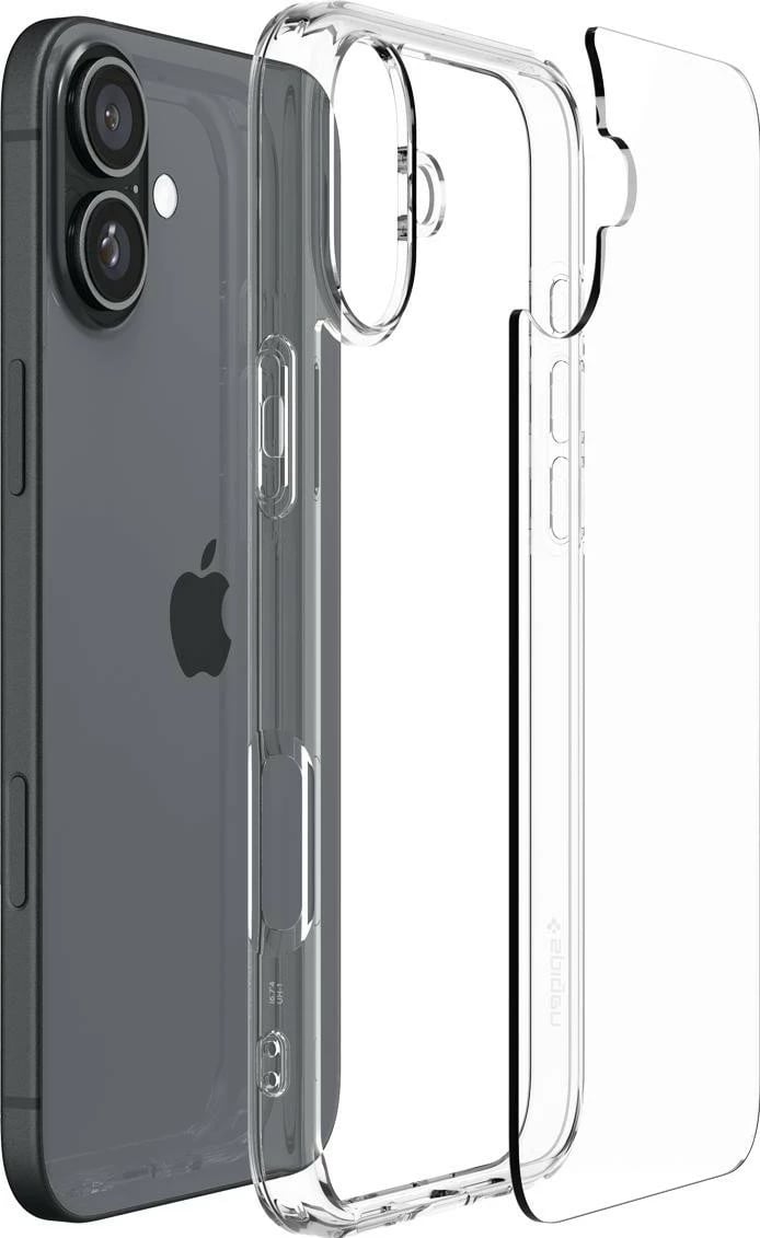 Mbështjellës SPIGEN Ultra Hybrid iPhone 16 transparent