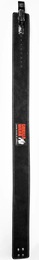 Gorilla Wear 4 Inch Leather Lever Belt - Black