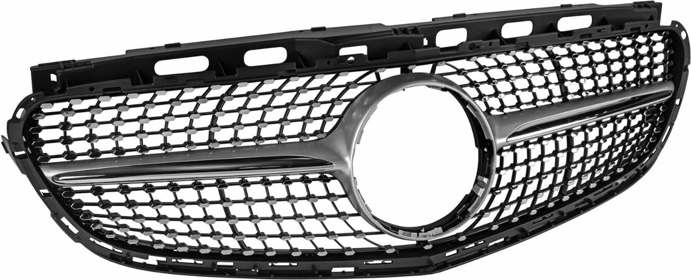 Grill i përparëm Diamond për Mercedes E-Class W212 2014-2016 pa hapsiren e kameres