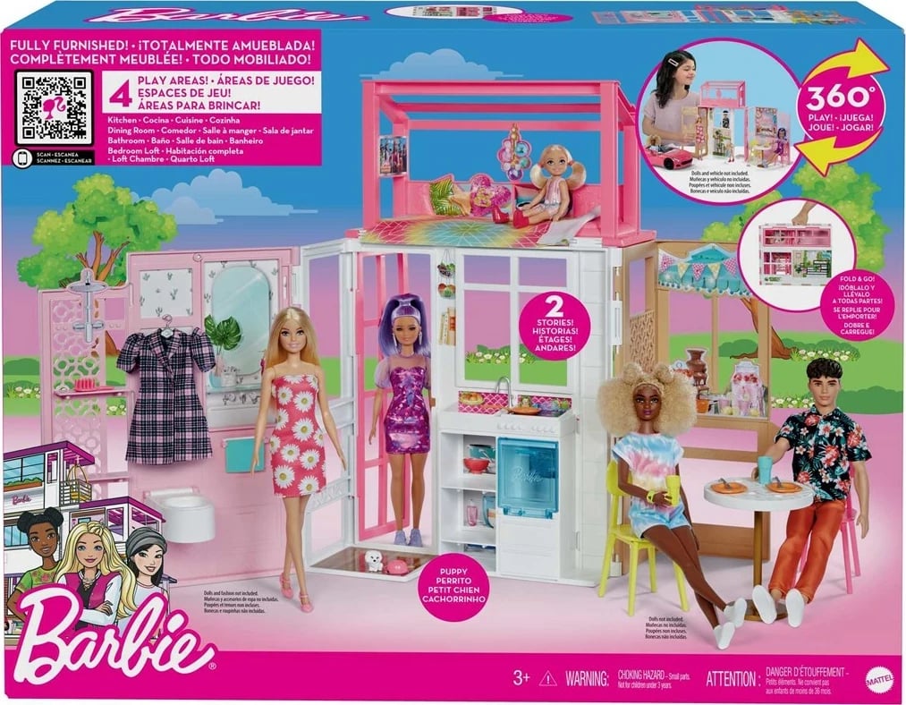 Set lojërash Barbie MATTEL HCD47, Rozë